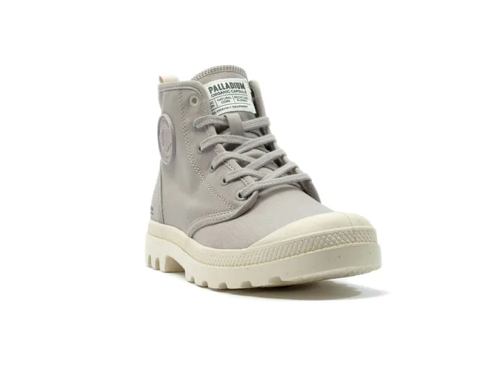 Women PAMPA HI ZIP ORGANIC Grey Berry PALLADIUM Boots