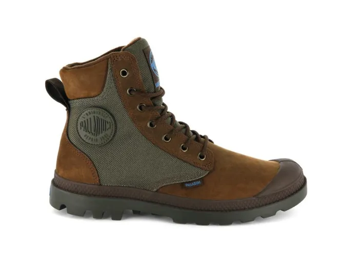 Women PAMPA SPORT CUFF WPN Bridle Brownmoon Mist PALLADIUM Boots
