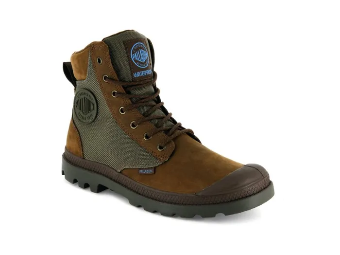Women PAMPA SPORT CUFF WPN Bridle Brownmoon Mist PALLADIUM Boots