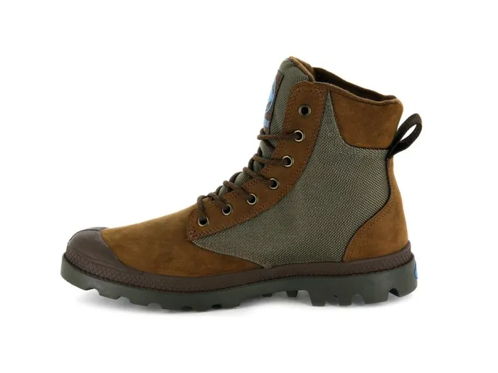 Women PAMPA SPORT CUFF WPN Bridle Brownmoon Mist PALLADIUM Boots
