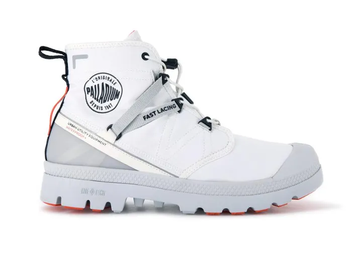 Women PAMPA TRAVEL LITE WATERPROOF Star White PALLADIUM Boots