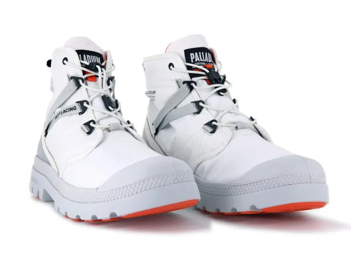 Women PAMPA TRAVEL LITE WATERPROOF Star White PALLADIUM Boots