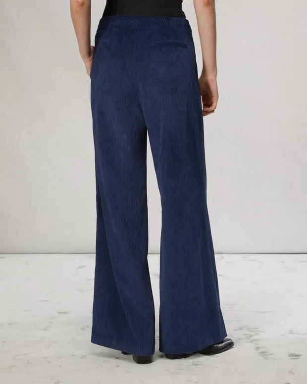 Women Pants Rag and Bone Sofie Corduroy Pant Navy