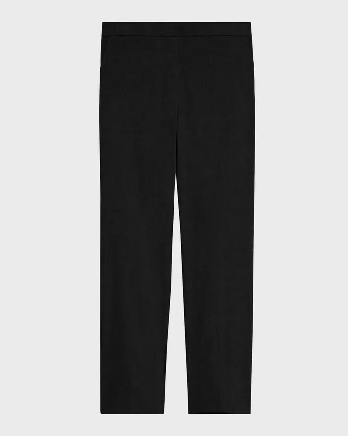 Women Pants Theory Treeca PullOn Pant In Good Linen Black