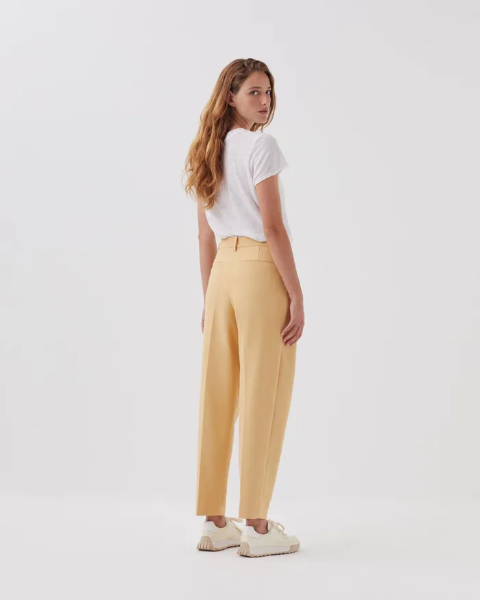 Women Peggy 8211 Carrot Trousers Moonstone Comptoir Des Cotonniers Trousers
