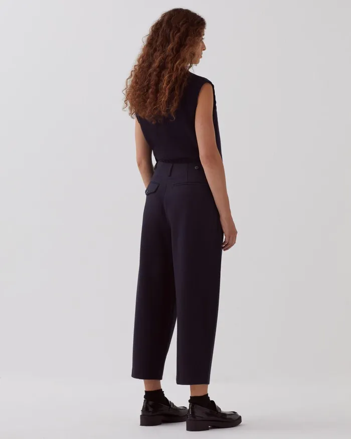 Women Peggy 8211 Carrot Trousers Navy Melange Comptoir Des Cotonniers Trousers Women Peggy 8211 Carrot Trousers Navy Melange Comptoir Des Cotonniers Trousers