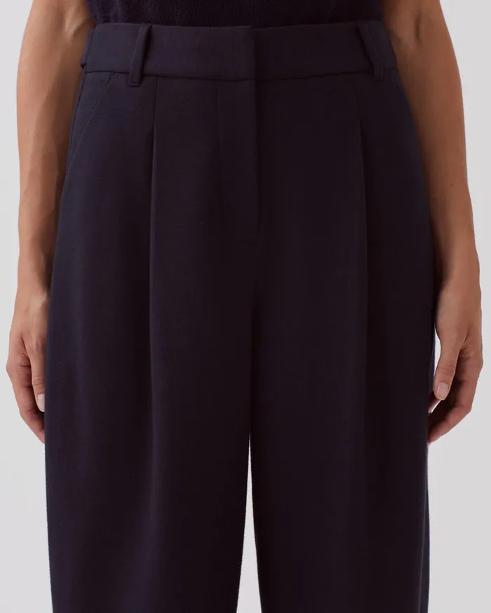 Women Peggy 8211 Carrot Trousers Navy Melange Comptoir Des Cotonniers Trousers Women Peggy 8211 Carrot Trousers Navy Melange Comptoir Des Cotonniers Trousers