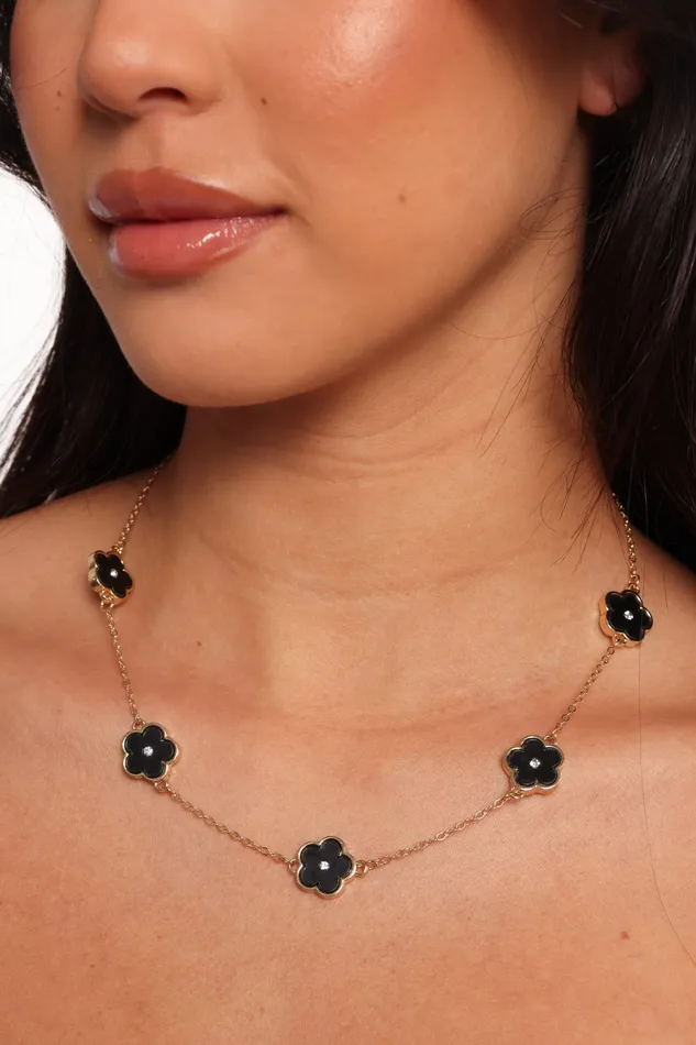 Women petalandpup Dorothea Flower NecklaceBracelet Set 8211 Gold Gold Bracelets
