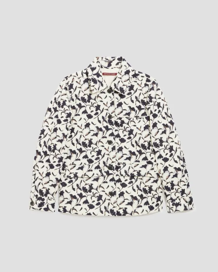 Women Quilted Cotton Jacket New Fl Ikat Ecru Comptoir Des Cotonniers Coats and Jackets Women Quilted Cotton Jacket New Fl Ikat Ecru Comptoir Des Cotonniers Coats and Jackets