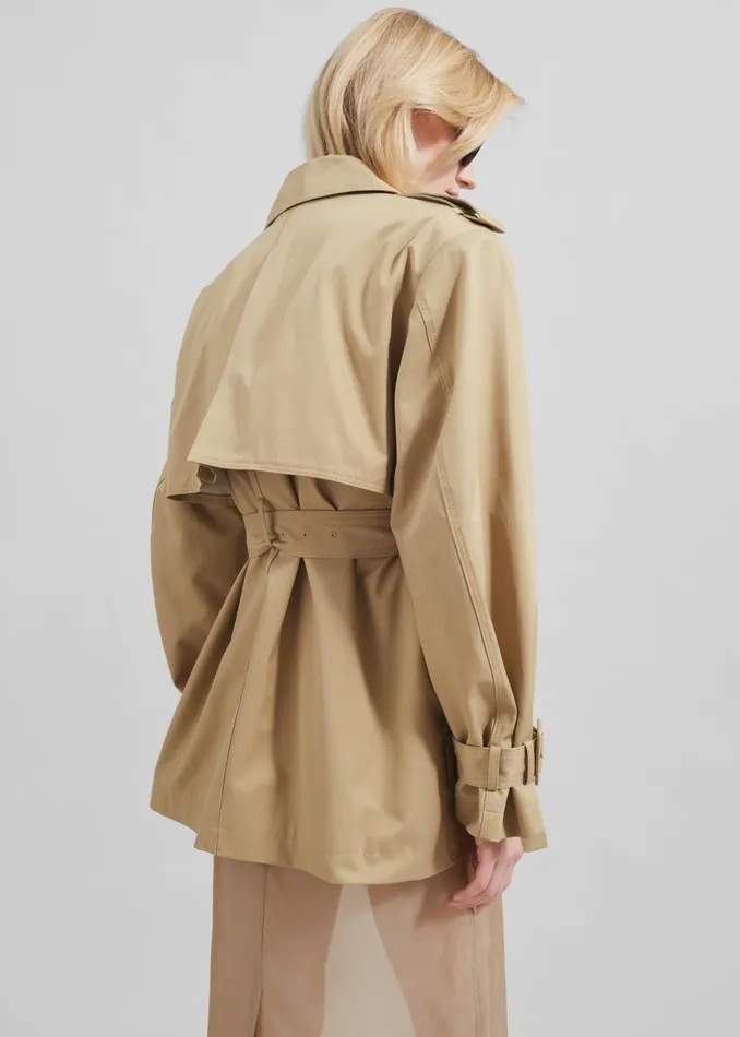 Women Raleigh Trench Coat 8211 Beige The Frankie Shop Outerwear