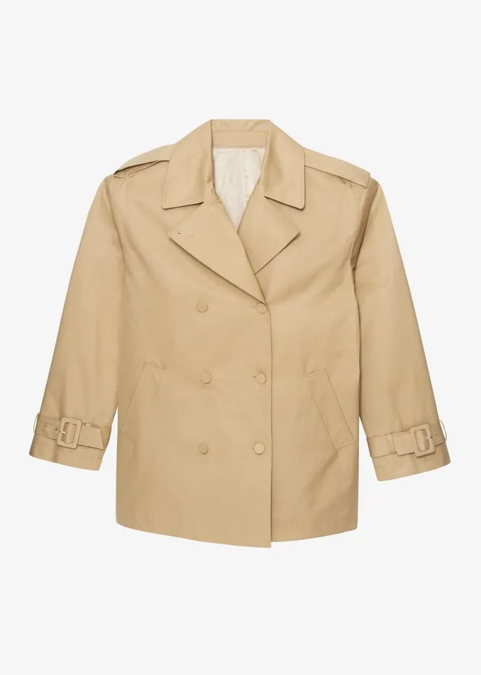 Women Raleigh Trench Coat 8211 Beige The Frankie Shop Outerwear
