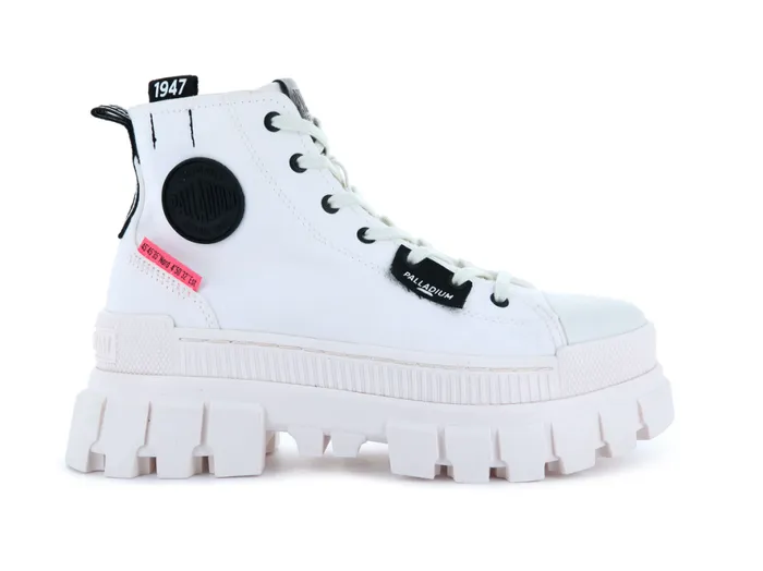 Women REVOLT HI TX Star White Marshmallow PALLADIUM Boots