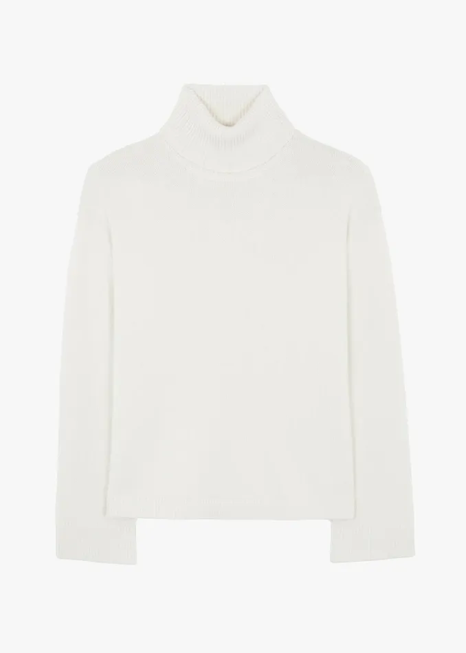 Women Rhea Trapeze Turtleneck 8211 Ivory The Frankie Shop Knitwear