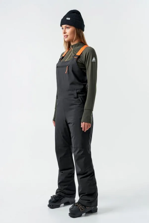 Women Ridge Insulated BibBlack Orage Pants