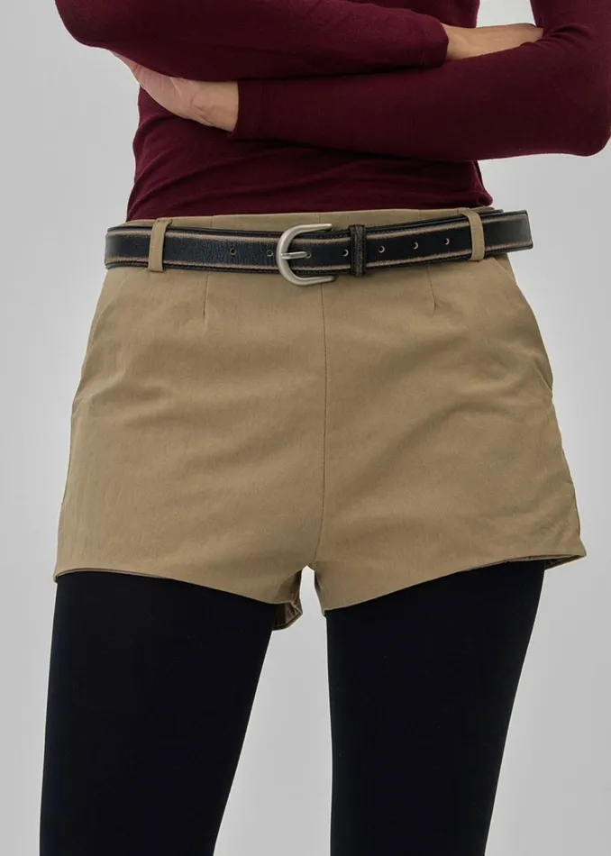 Women Rolen Hot Pants 8211 Beige The Frankie Shop Bottoms