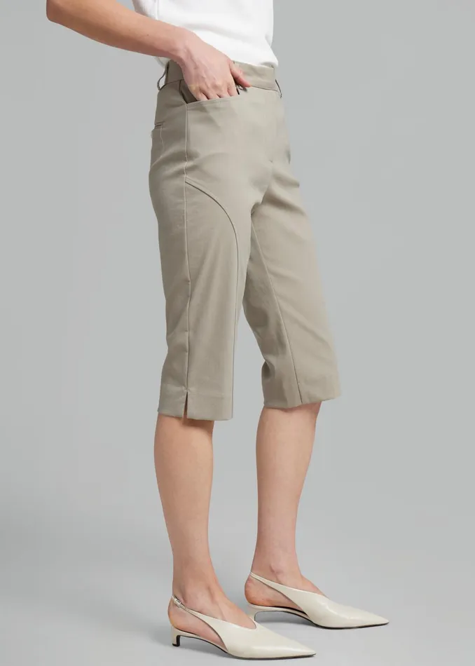 Women Romane Bermuda Shorts 8211 Beige The Frankie Shop Bottoms