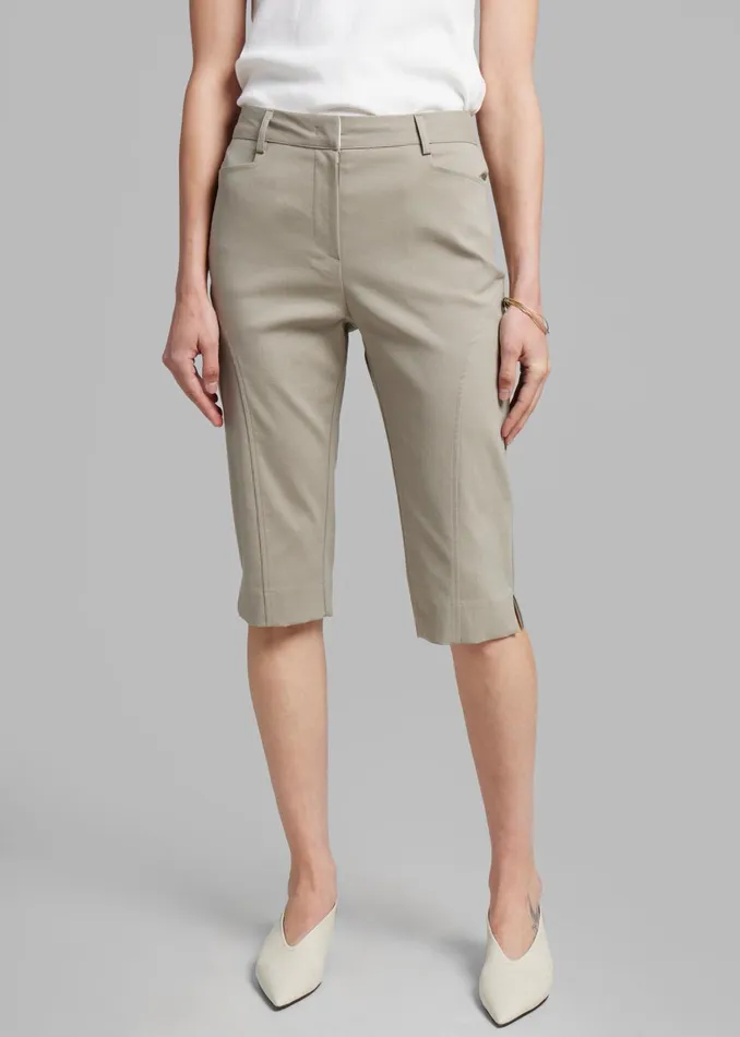 Women Romane Bermuda Shorts 8211 Beige The Frankie Shop Bottoms