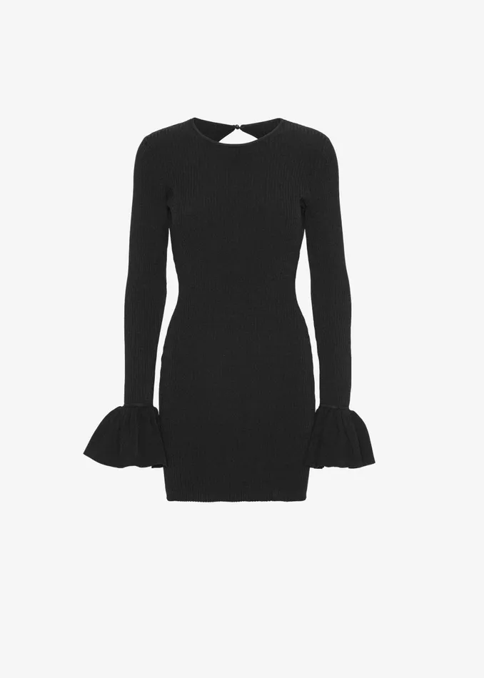 Women Rotate Knit Mini Cutout Dress 8211 Black The Frankie Shop Dresses