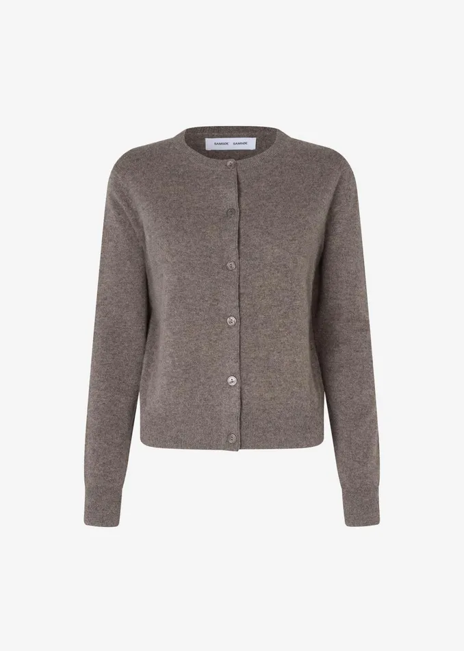 Women Samse Samse Saboston Cardigan 8211 Grey Blue Melange The Frankie Shop Knitwear