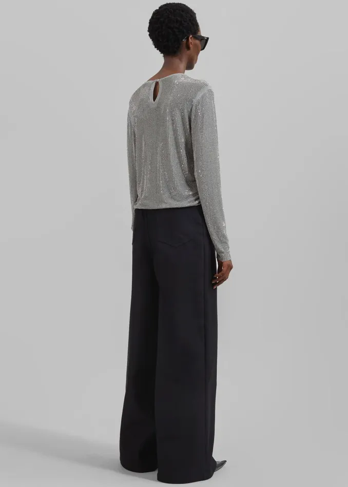 Women Samse Samse Samagda Top 8211 Light Grey The Frankie Shop Tops