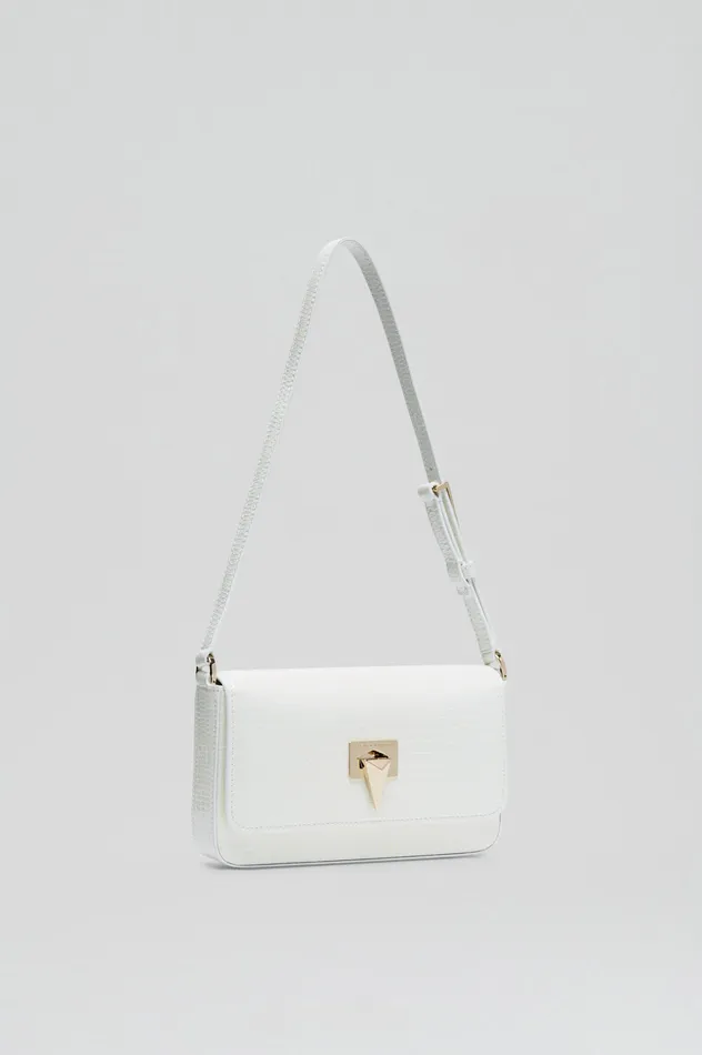 Women Scanlan Theodore EMBOSSED SLIM BAG WHITE Bags