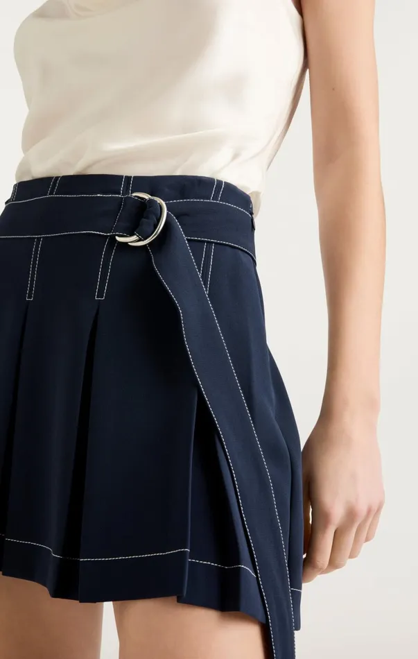 Women Shorts Cinq Sept Ciela Skort Navyivory