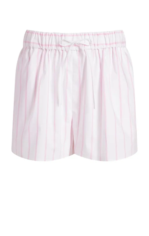 Women Shorts Cinq Sept Sammy Stripe Jacques Short Whitebubblegum