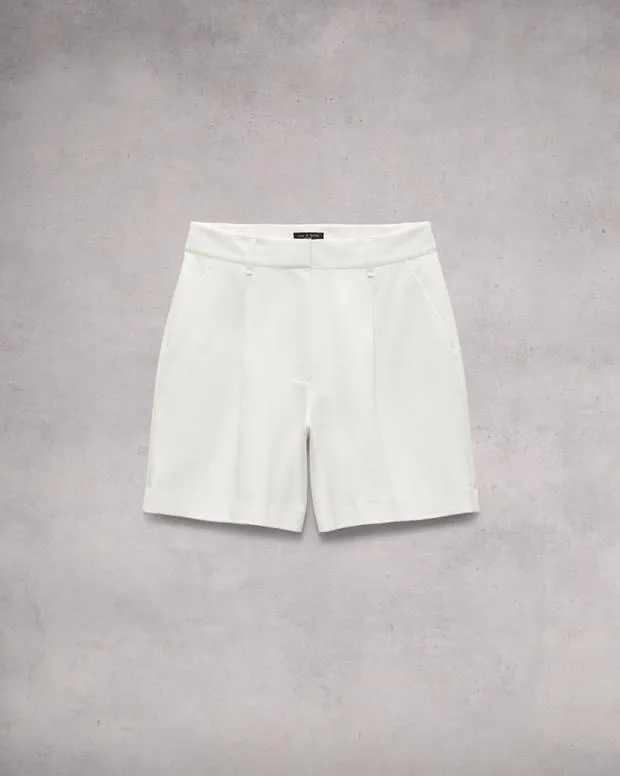 Women Shorts Rag and Bone Irina Ponte 125034 Short White
