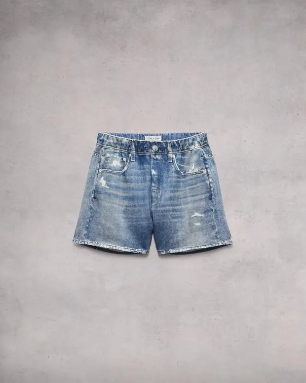 Women Shorts Rag and Bone Miramar Terry Walking Short Cotton Terry Brooke