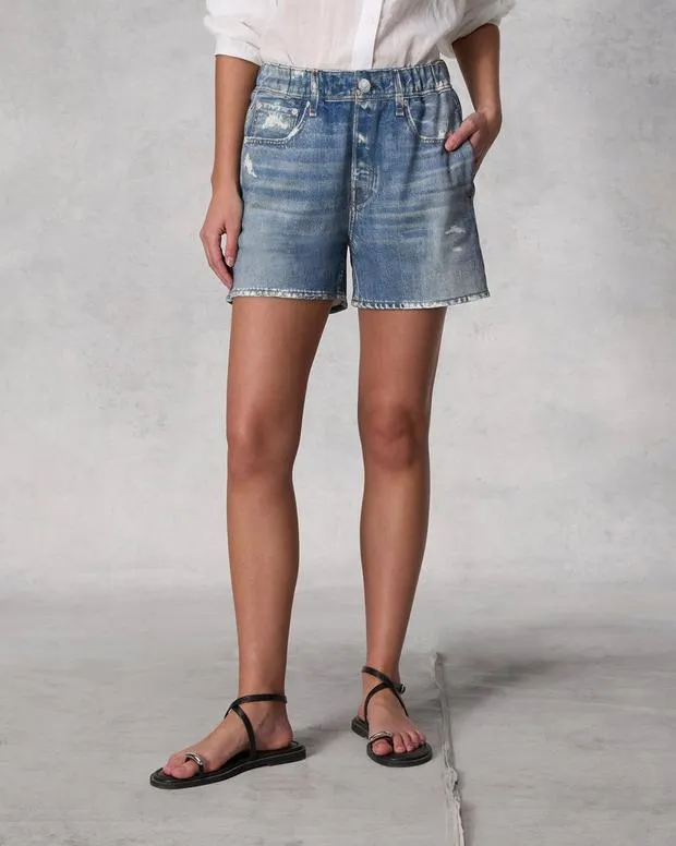 Women Shorts Rag and Bone Miramar Terry Walking Short Cotton Terry Brooke