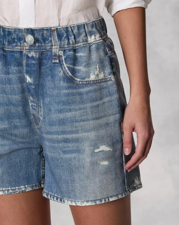 Women Shorts Rag and Bone Miramar Terry Walking Short Cotton Terry Brooke
