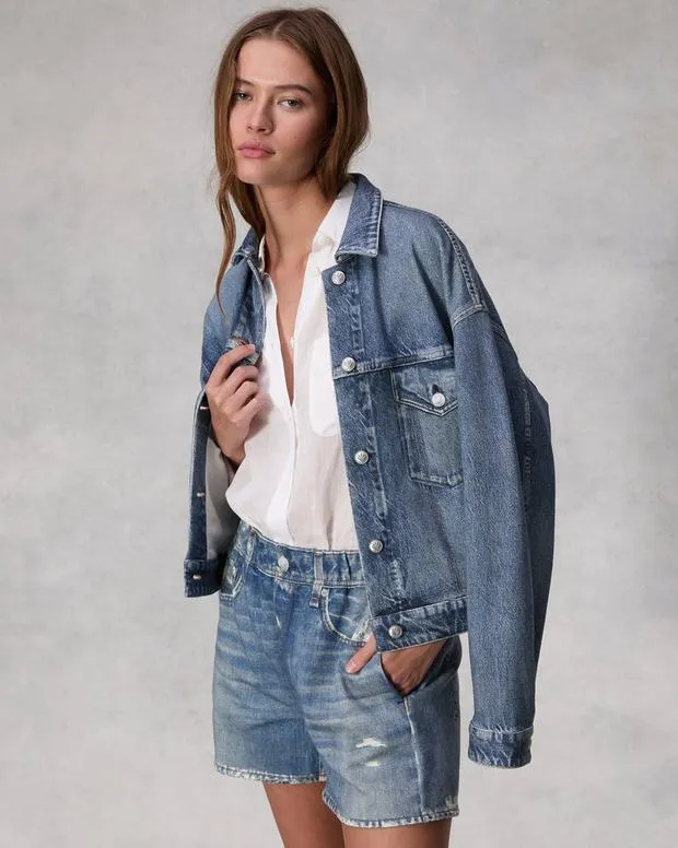 Women Shorts Rag and Bone Miramar Terry Walking Short Cotton Terry Brooke