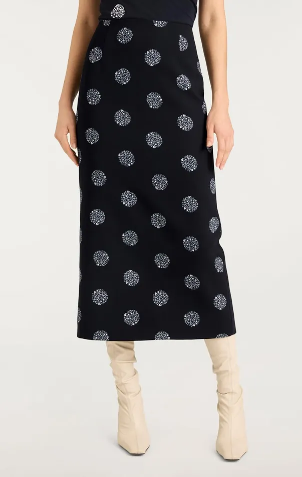 Women Skirts Cinq Sept Malti Skirt Blacksilver