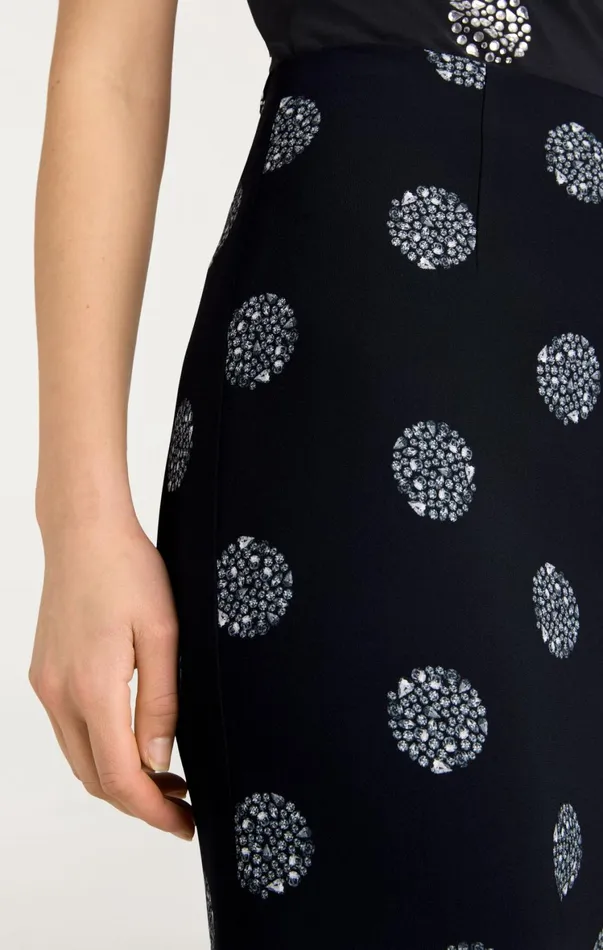 Women Skirts Cinq Sept Malti Skirt Blacksilver