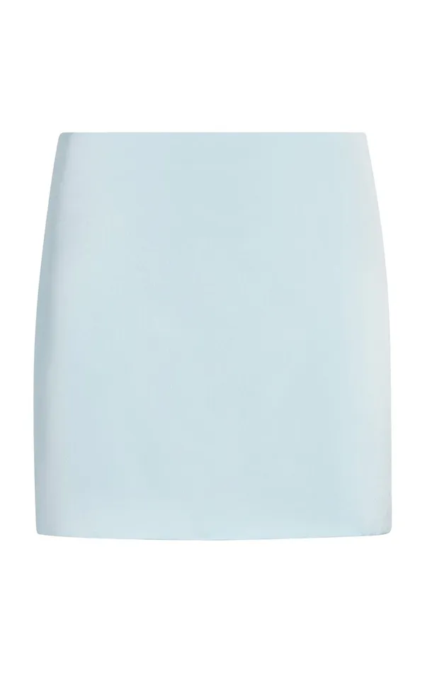 Women Skirts Cinq Sept Satin Doris Skirt Glacial Blue