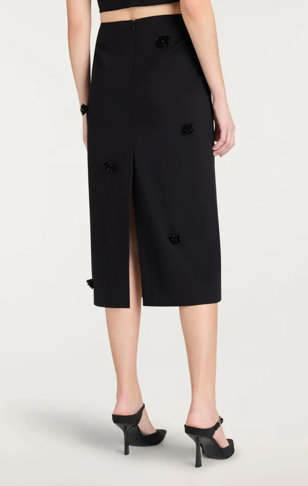 Women Skirts Cinq Sept Sequin Dot Abbie Skirt Blackblack