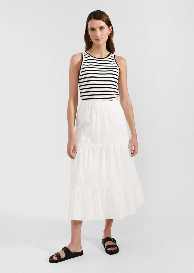 Women Skirts Hobbs Soho Skirt White