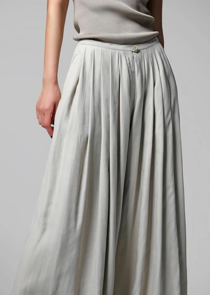 Women Sloane Wide Leg Trousers 8211 Grey The Frankie Shop Bottoms