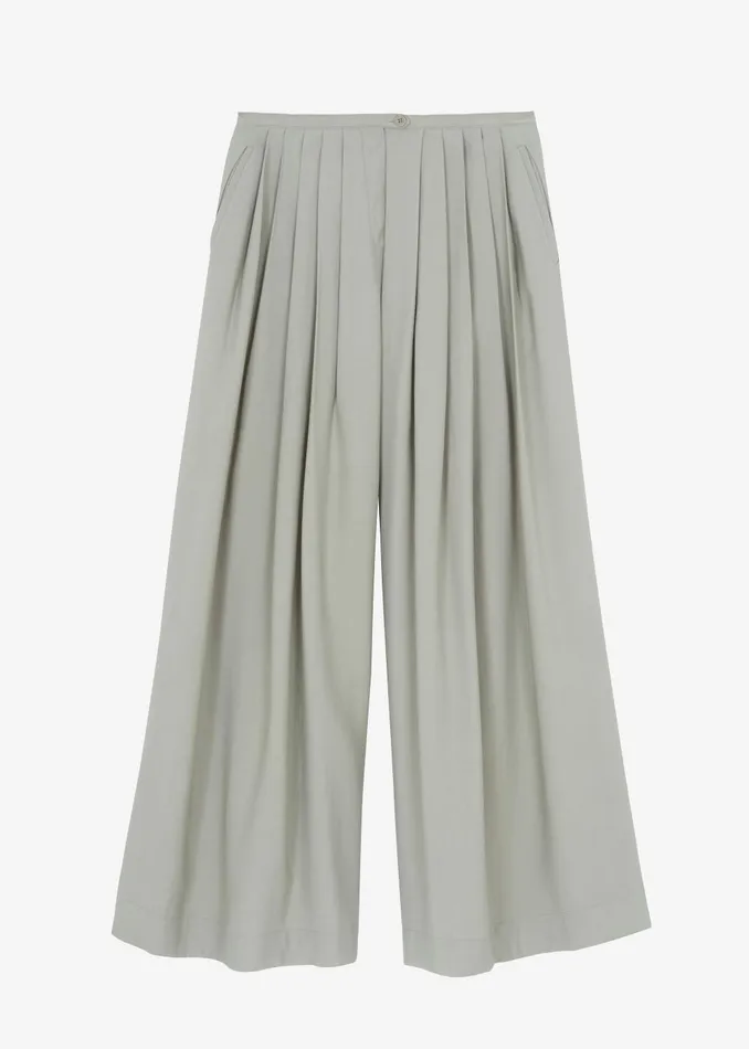 Women Sloane Wide Leg Trousers 8211 Grey The Frankie Shop Bottoms