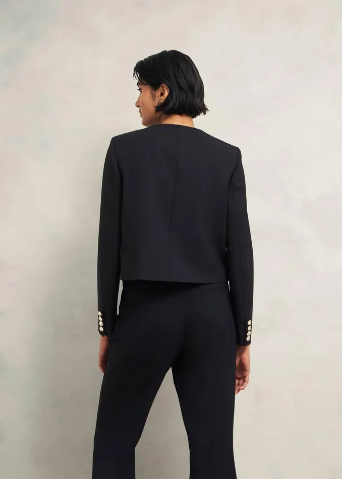 Women Suits and CoOrds Hobbs Sinclair Jacket With Wool Black