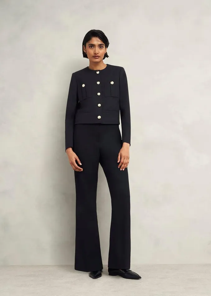 Women Suits and CoOrds Hobbs Sinclair Jacket With Wool Black