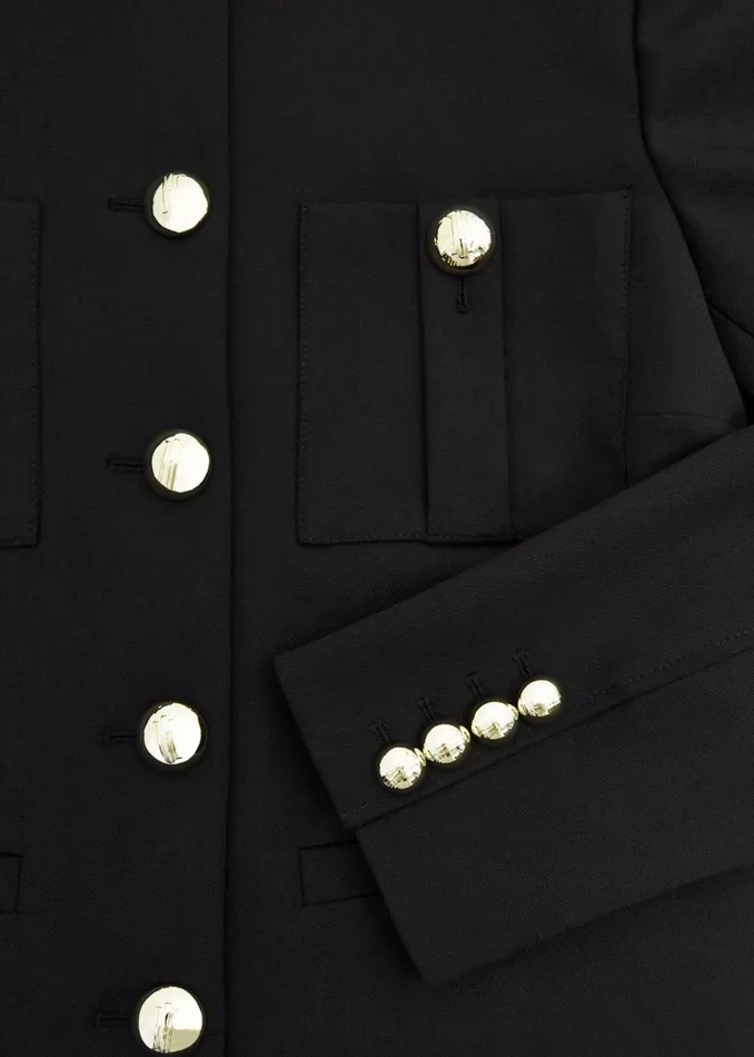 Women Suits and CoOrds Hobbs Sinclair Jacket With Wool Black