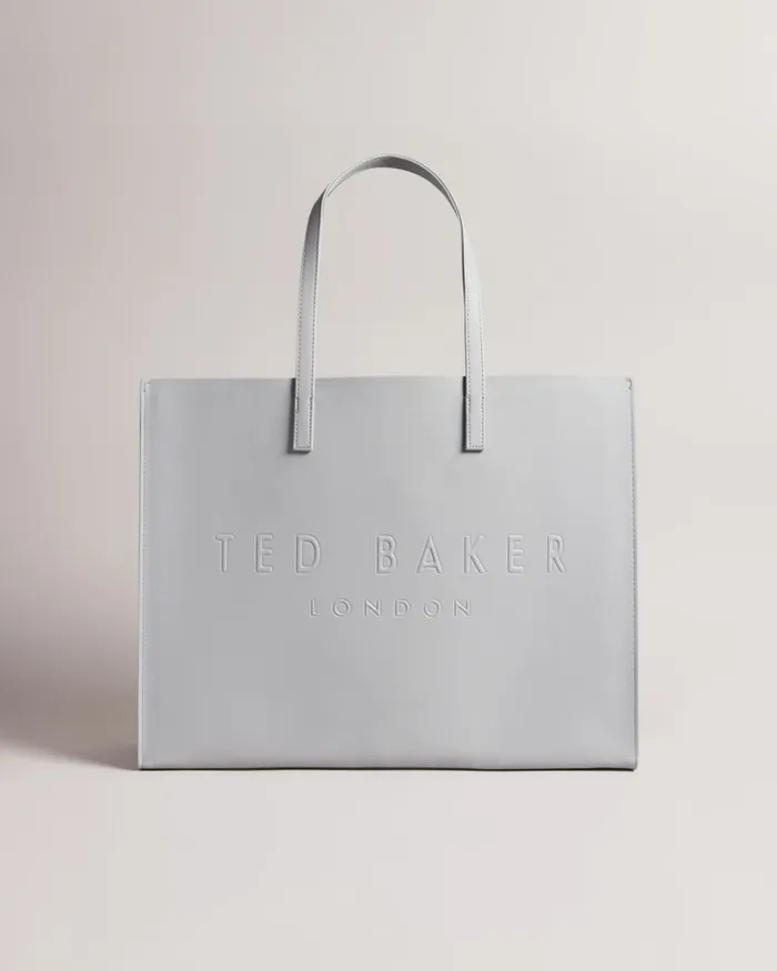 Women SUKICON 8211 Large Icon Bag Light Grey Ted Baker Tote Bags