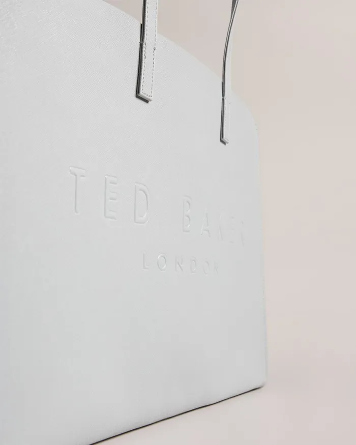 Women SUKICON 8211 Large Icon Bag Light Grey Ted Baker Tote Bags