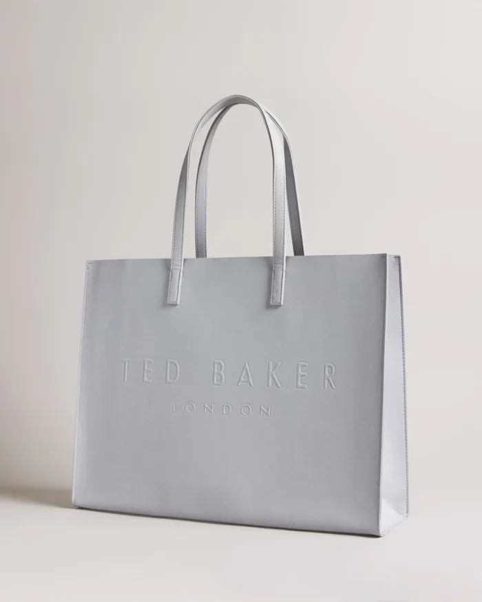 Women SUKICON 8211 Large Icon Bag Light Grey Ted Baker Tote Bags