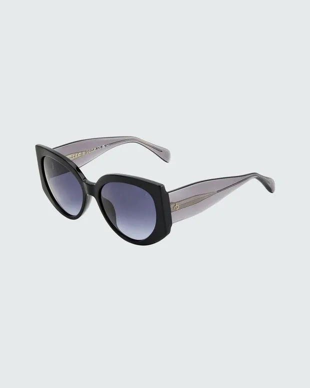 Women Sunglasses Rag and Bone Lorne Black