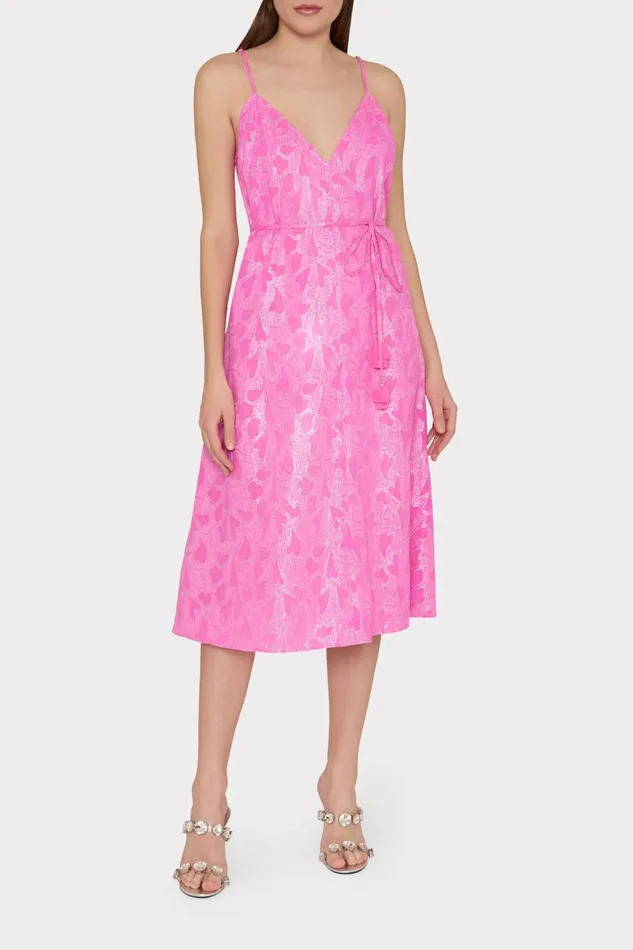 Women Swim and Coverups Milly Lurex Jacquard Spaghetti Strap CoverUp Pink Women Swim and Coverups Milly Lurex Jacquard Spaghetti Strap CoverUp Pink
