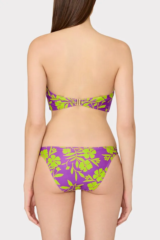 Women Swim and Coverups Milly Marigold Aroma Ruched Sides Bikini Bottom Purple Multi Women Swim and Coverups Milly Marigold Aroma Ruched Sides Bikini Bottom Purple Multi