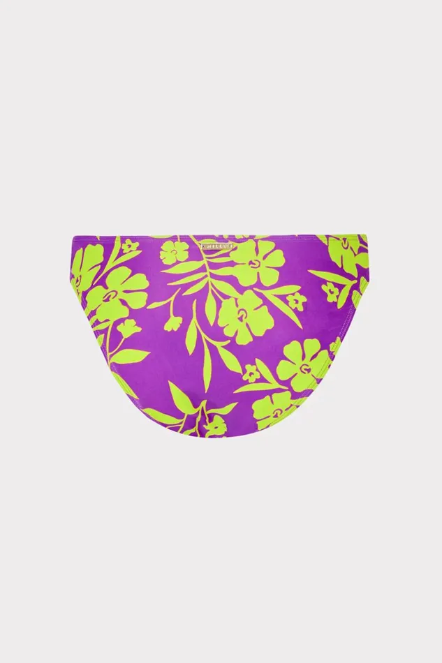 Women Swim and Coverups Milly Marigold Aroma Ruched Sides Bikini Bottom Purple Multi Women Swim and Coverups Milly Marigold Aroma Ruched Sides Bikini Bottom Purple Multi