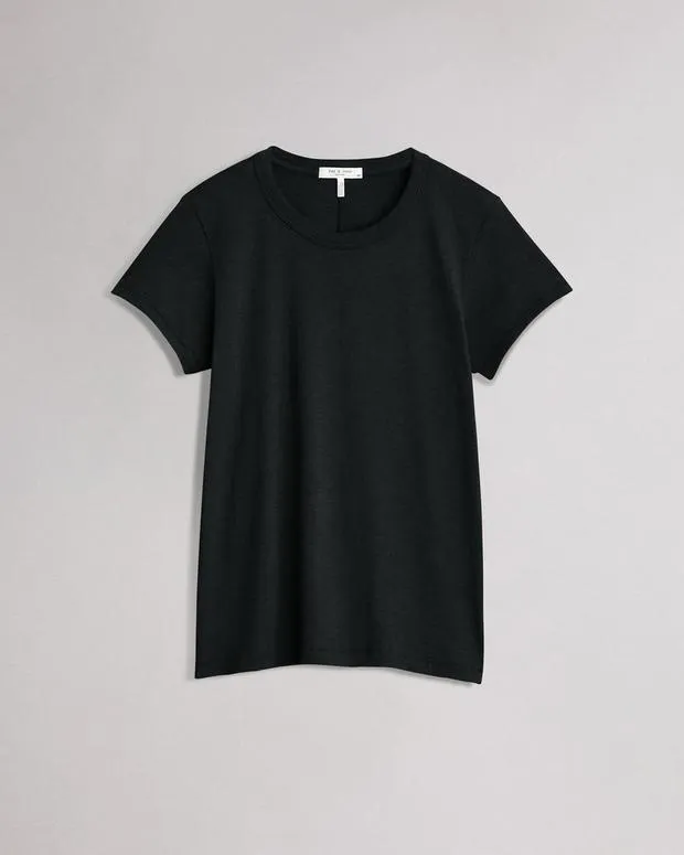 Women TShirts Rag and Bone The Slub Tee Black